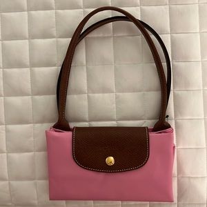 Small Bubblegum Pink Longchamp Tote
